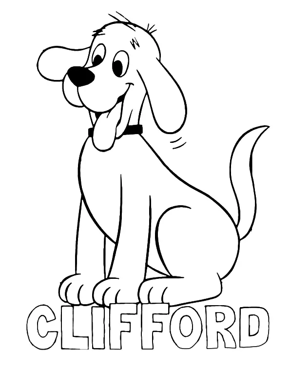 Clifford Coloring Pages 2