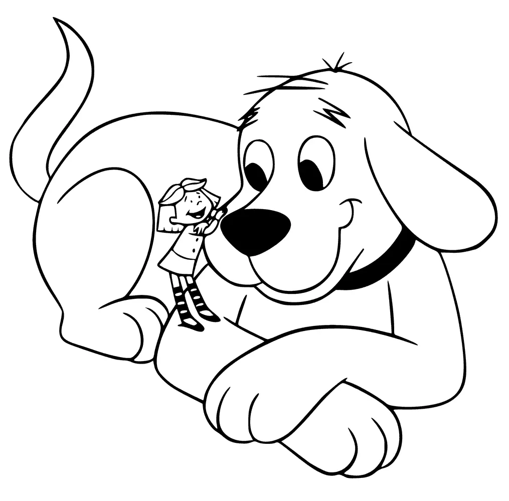 Clifford Coloring Pages 21