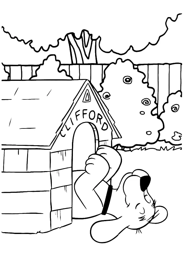 Clifford Coloring Pages 25