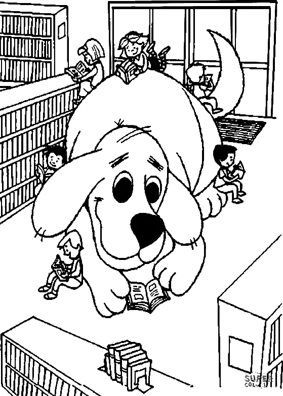 Clifford Coloring Pages 35