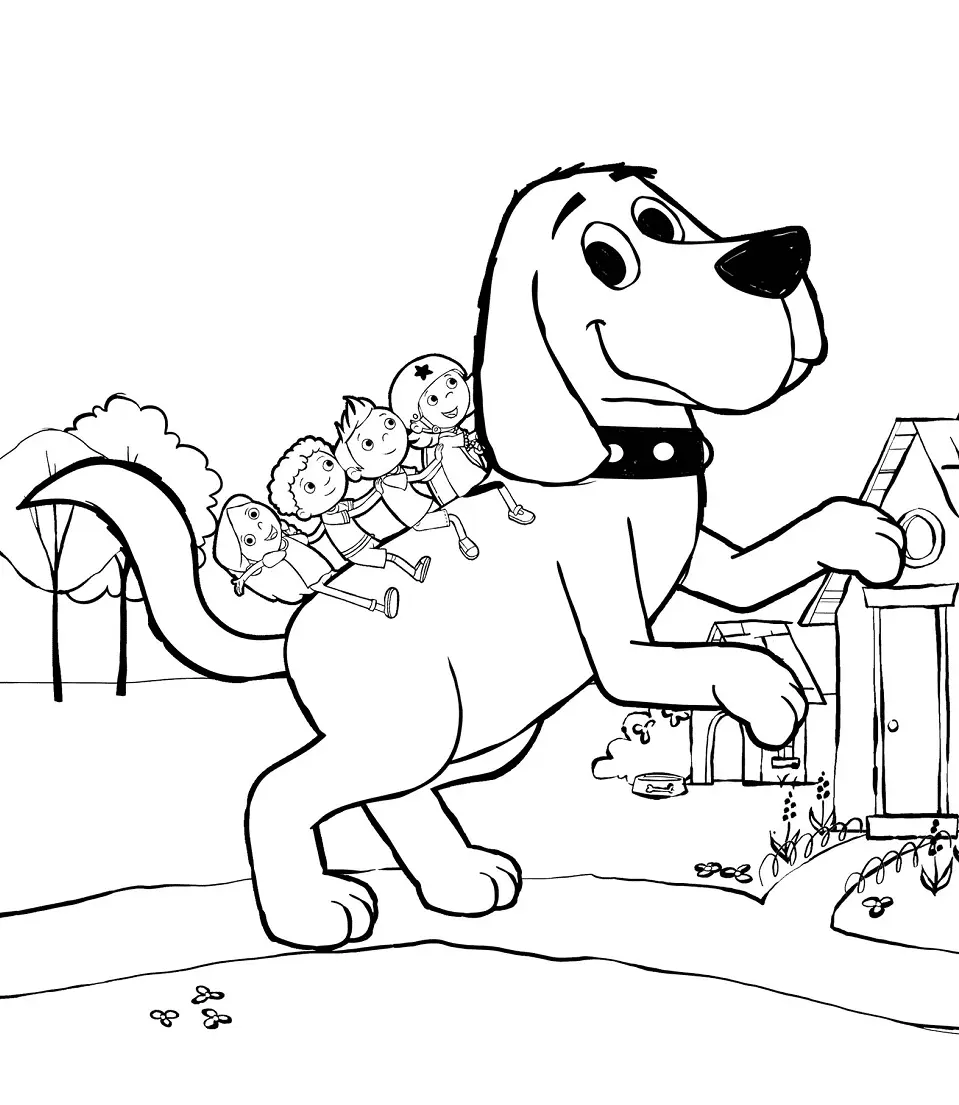 Clifford Coloring Pages 37