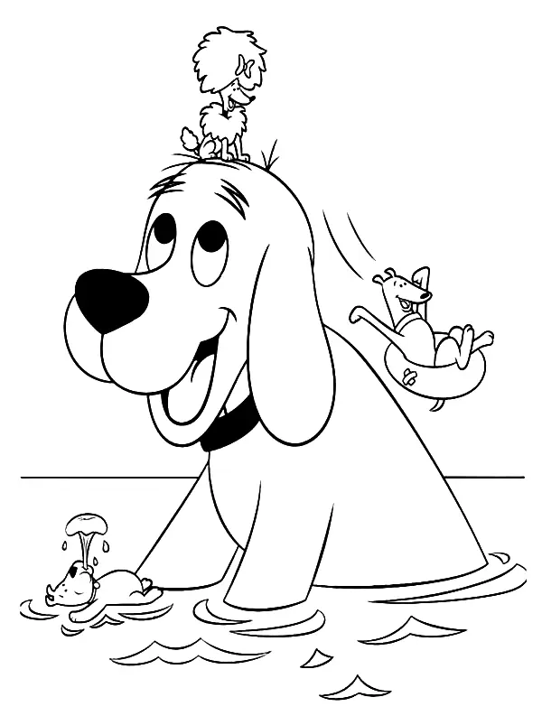 Clifford Coloring Pages 41