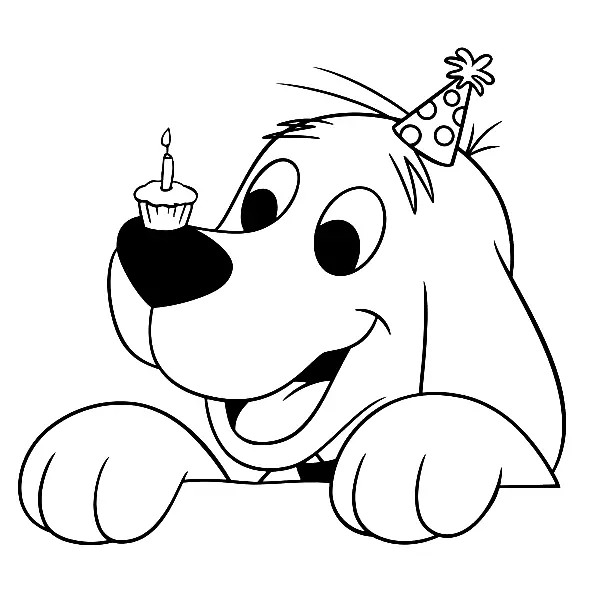 Clifford Coloring Pages 9