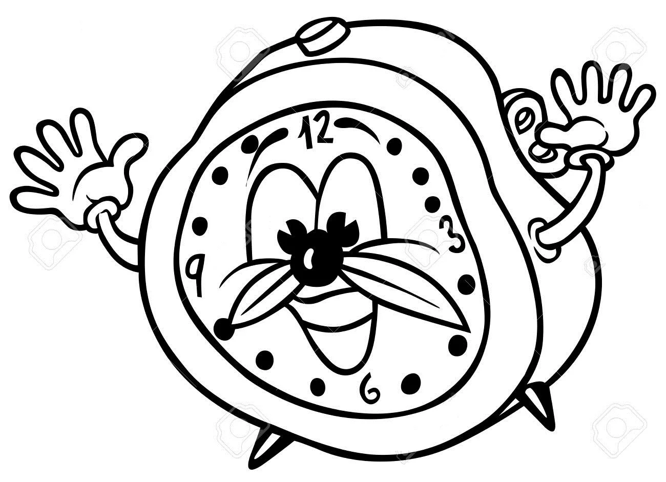 Reloj Para Colorear 15