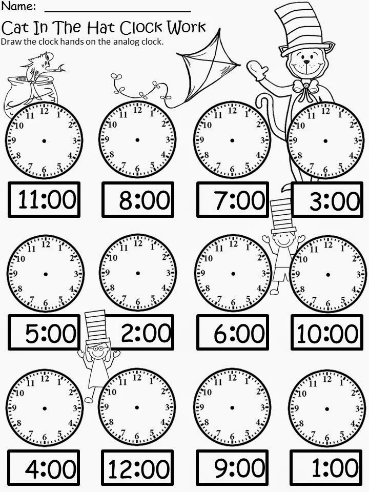 Reloj Para Colorear 16