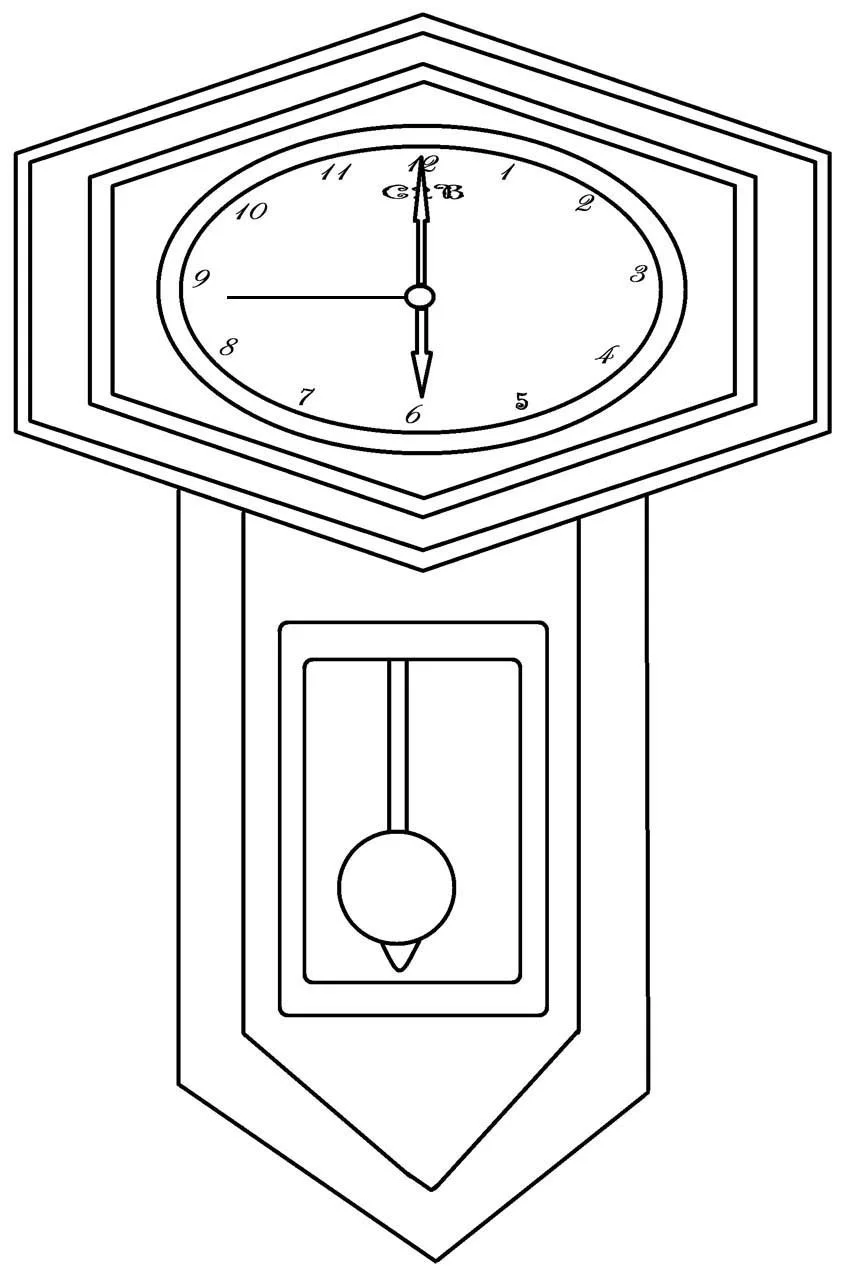 Reloj Para Colorear 19