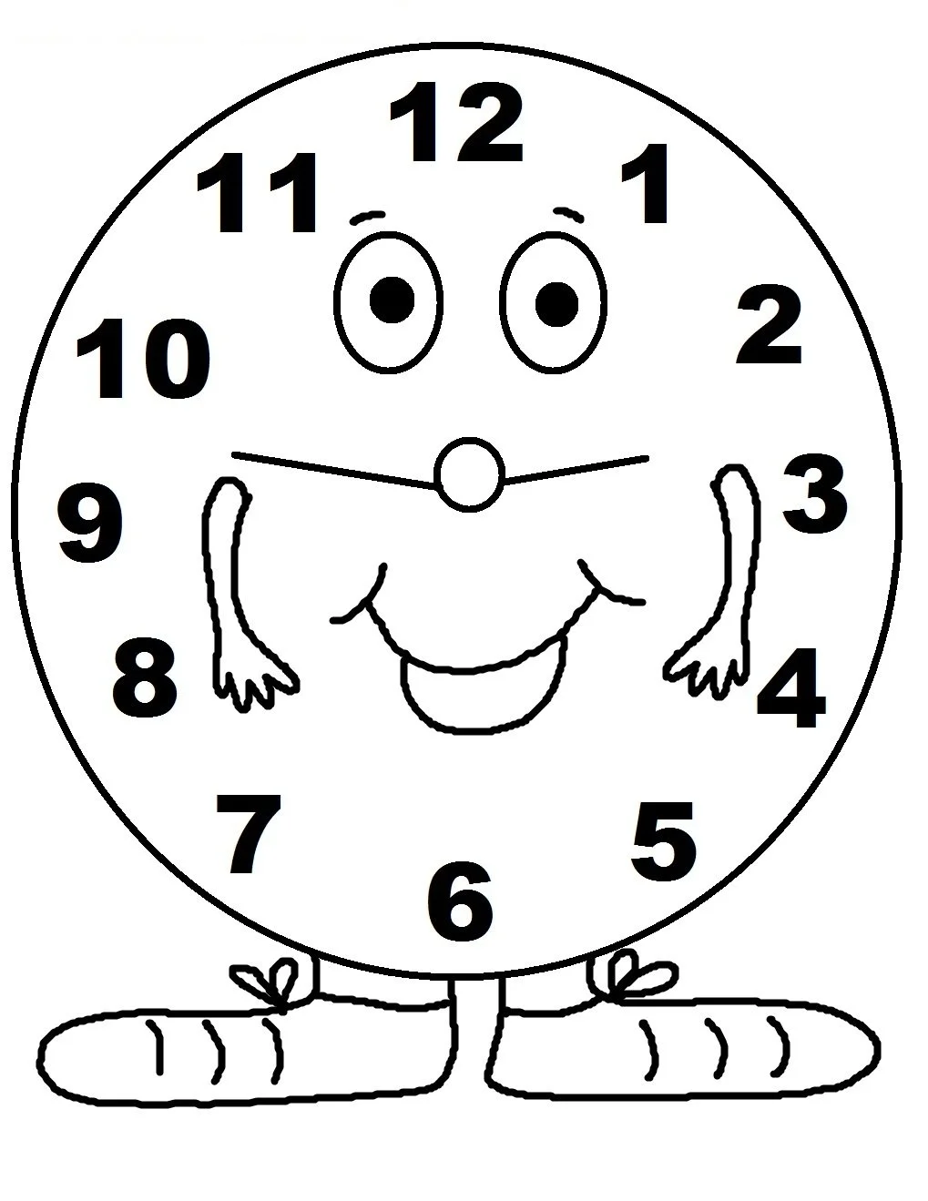 Reloj Para Colorear 36