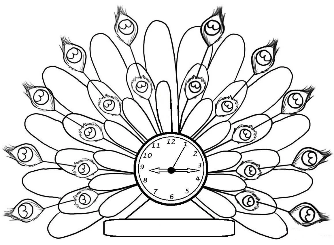 Reloj Para Colorear 37