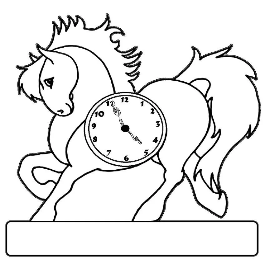 Reloj Para Colorear 44