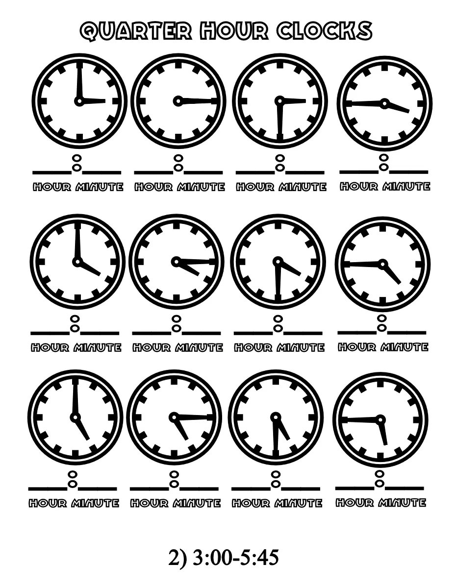 Reloj Para Colorear 64