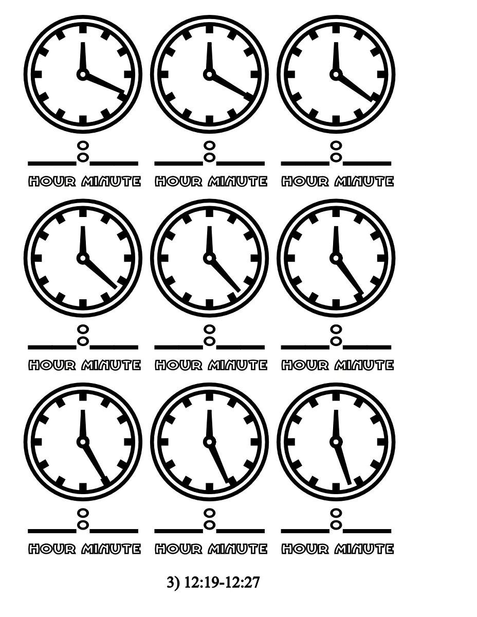 Reloj Para Colorear 66