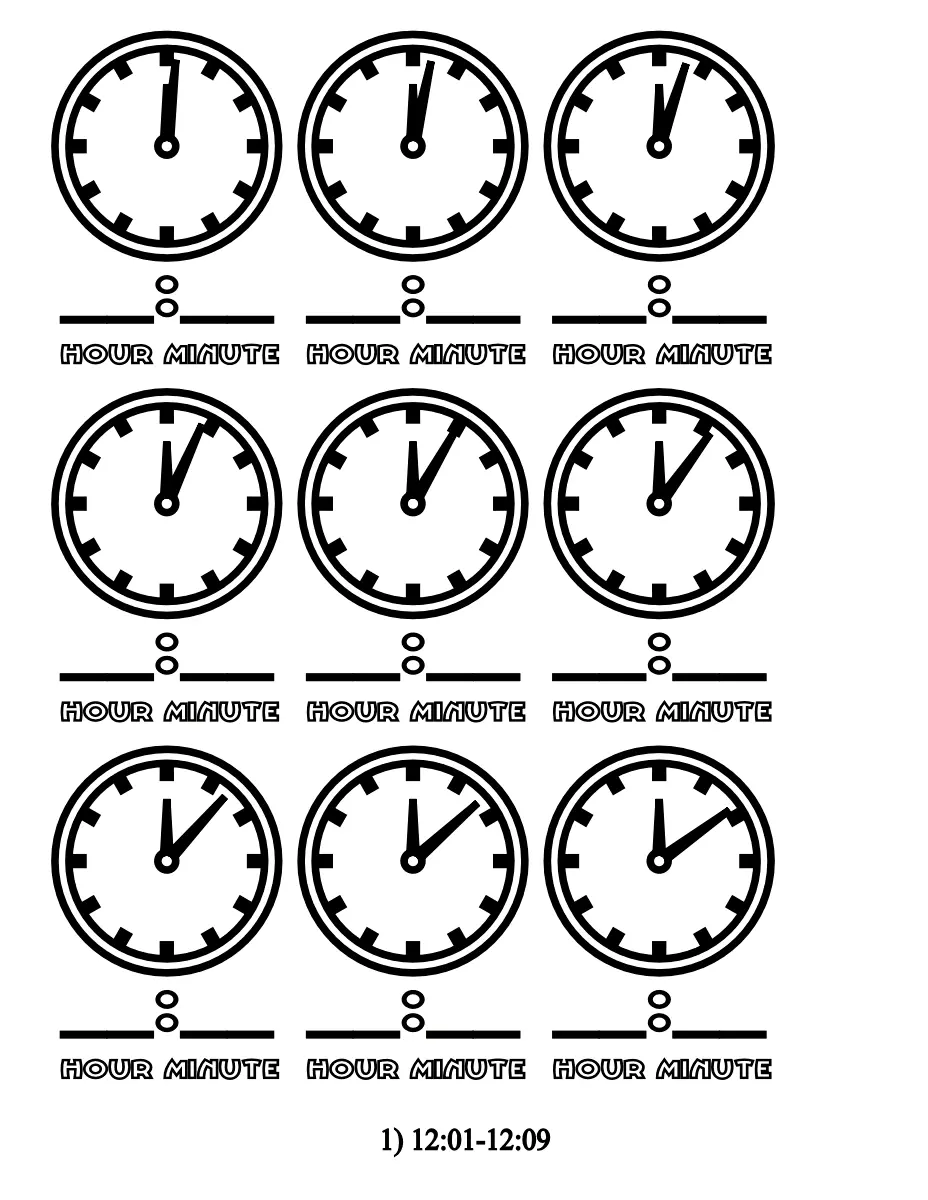Reloj Para Colorear 71