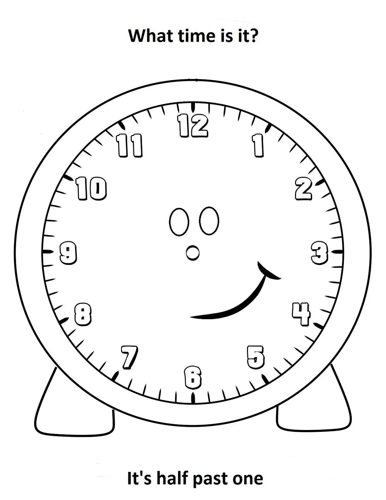 Reloj Para Colorear 75