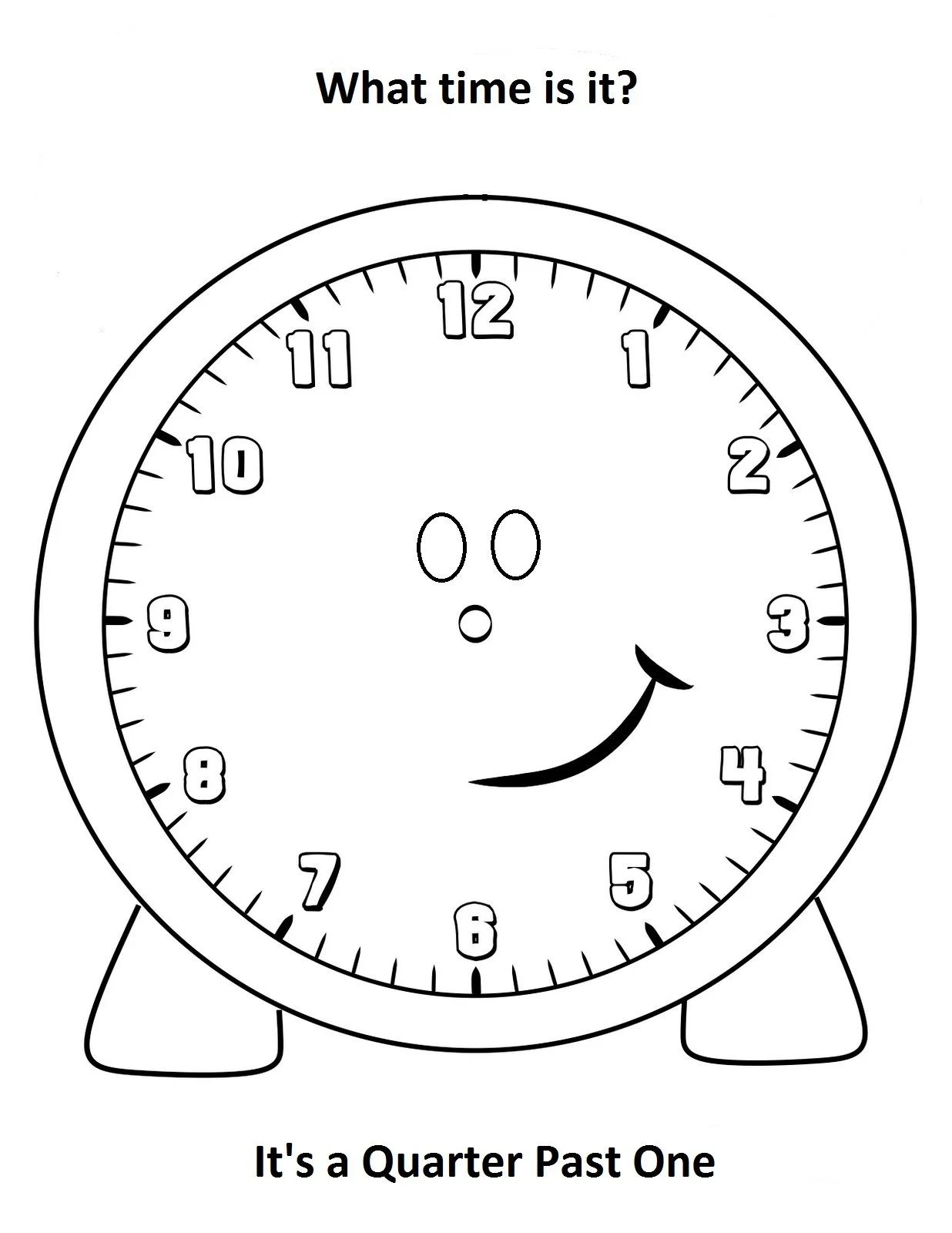 Reloj Para Colorear 78