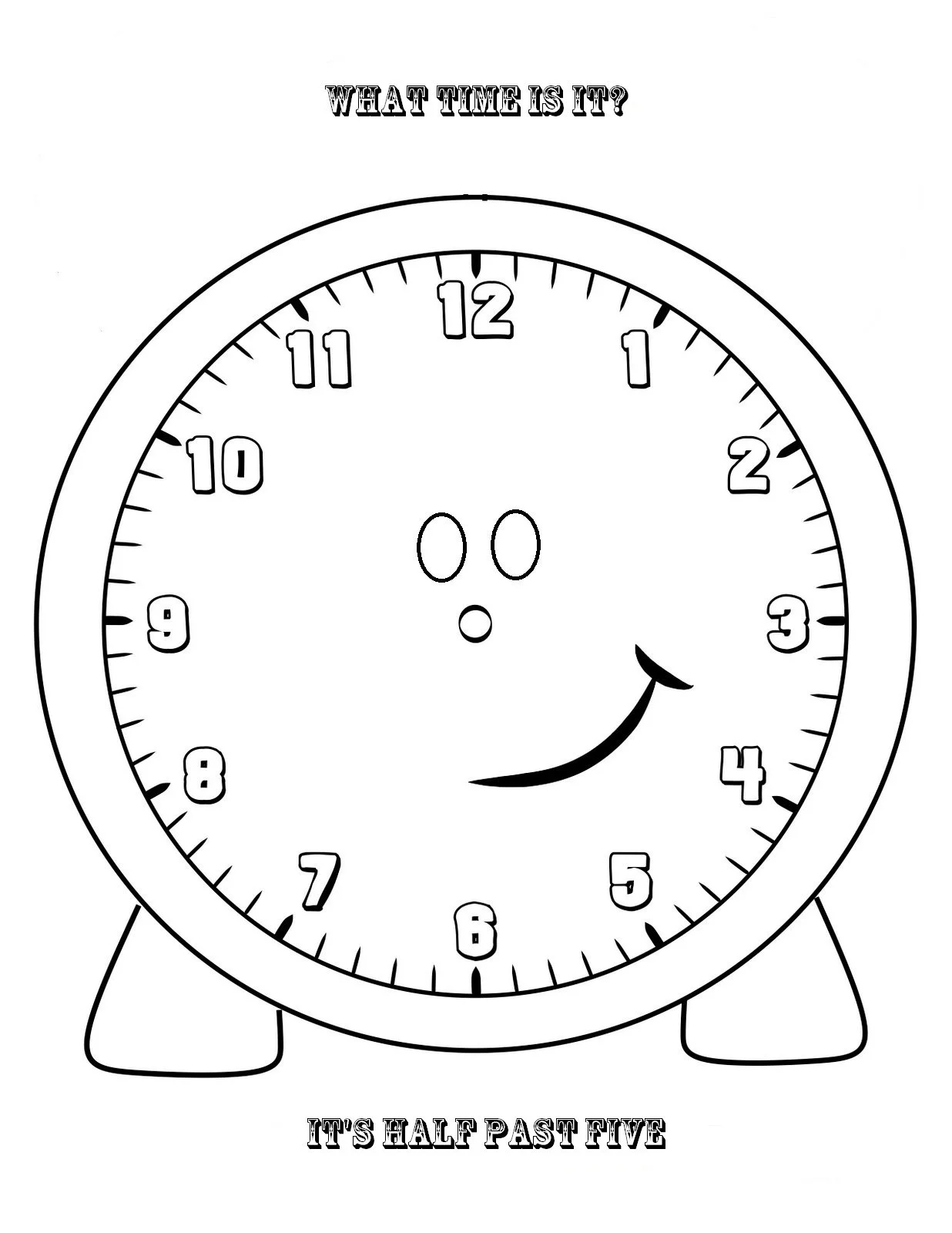 Reloj Para Colorear 79