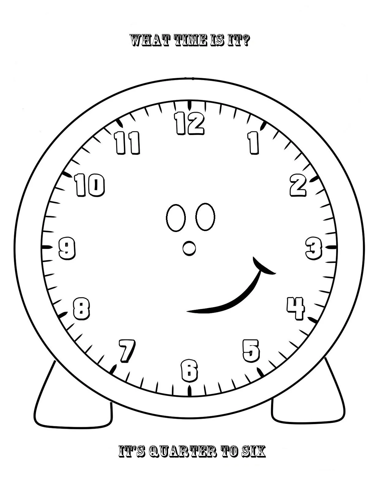 Reloj Para Colorear 85