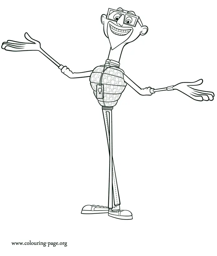 Cloudy with a Chance of Meatballs Coloring Pages 17