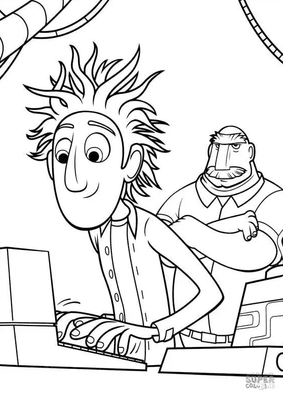 Cloudy with a Chance of Meatballs Coloring Pages 24