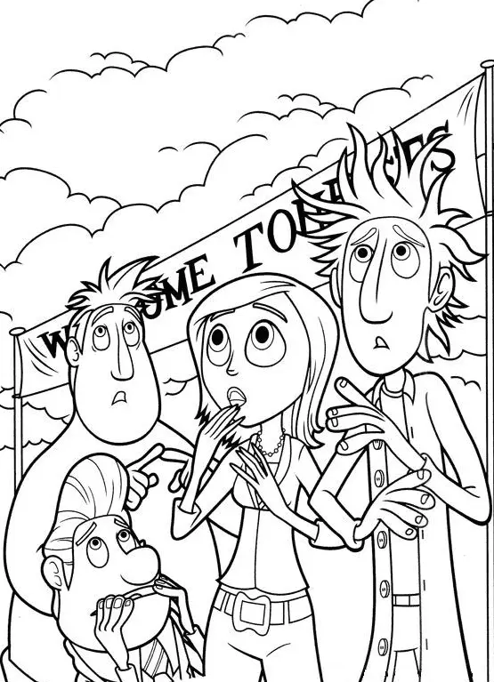 Cloudy with a Chance of Meatballs Coloring Pages 26