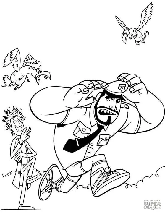 Cloudy with a Chance of Meatballs Coloring Pages 28