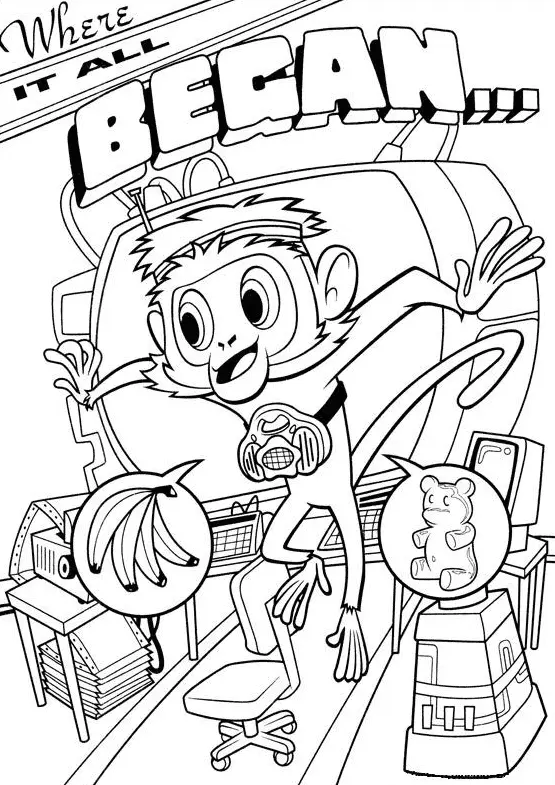 Cloudy with a Chance of Meatballs Coloring Pages 29