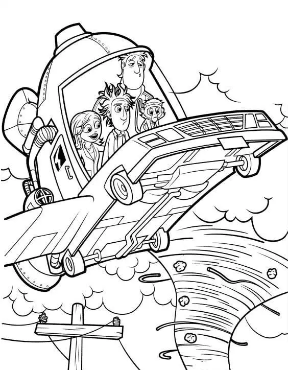Cloudy with a Chance of Meatballs Coloring Pages 33