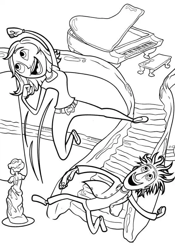 Cloudy with a Chance of Meatballs Coloring Pages 36