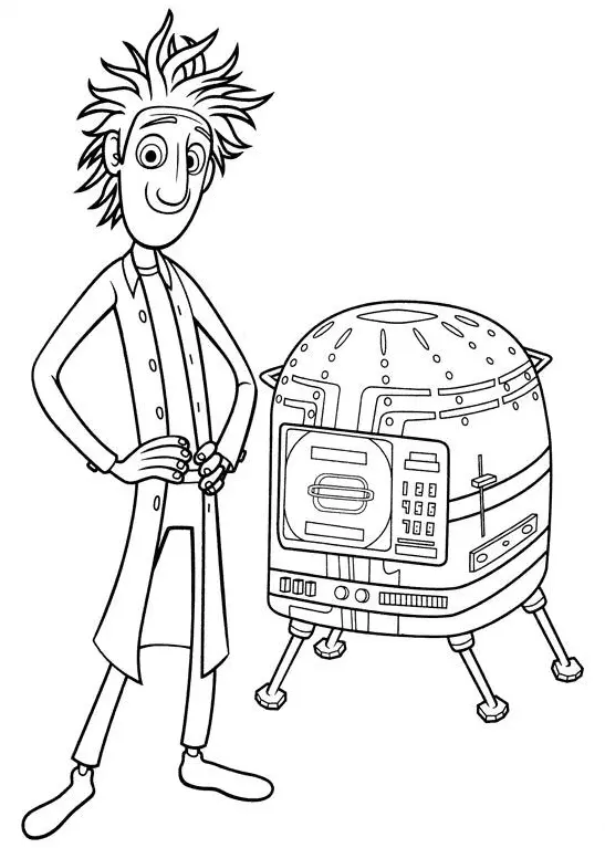 Cloudy with a Chance of Meatballs Coloring Pages 37