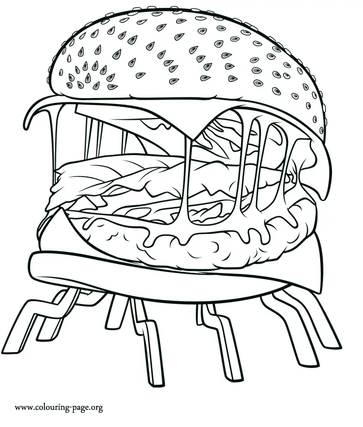 Cloudy with a Chance of Meatballs Coloring Pages 4