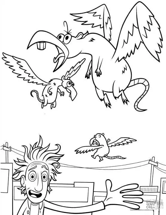 Cloudy with a Chance of Meatballs Coloring Pages 41
