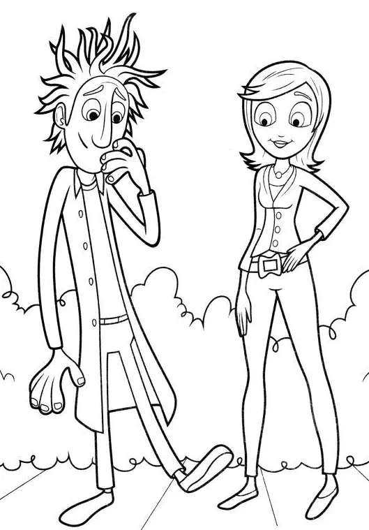 Cloudy with a Chance of Meatballs Coloring Pages 42