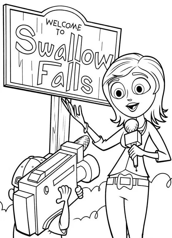 Cloudy with a Chance of Meatballs Coloring Pages 43