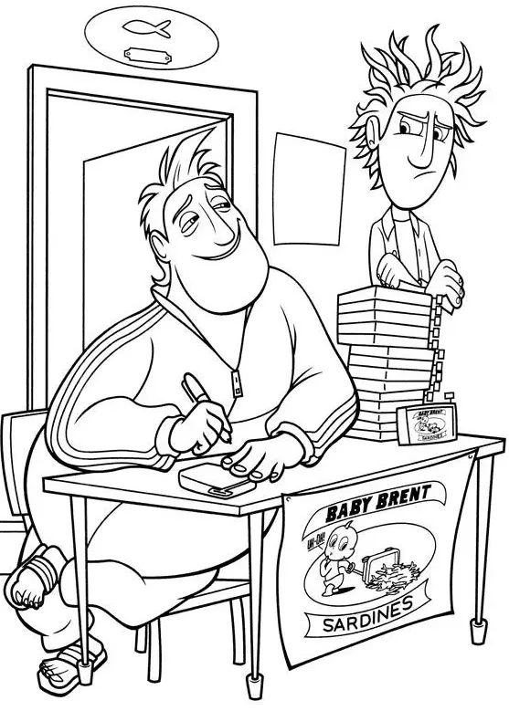 Cloudy with a Chance of Meatballs Coloring Pages 45