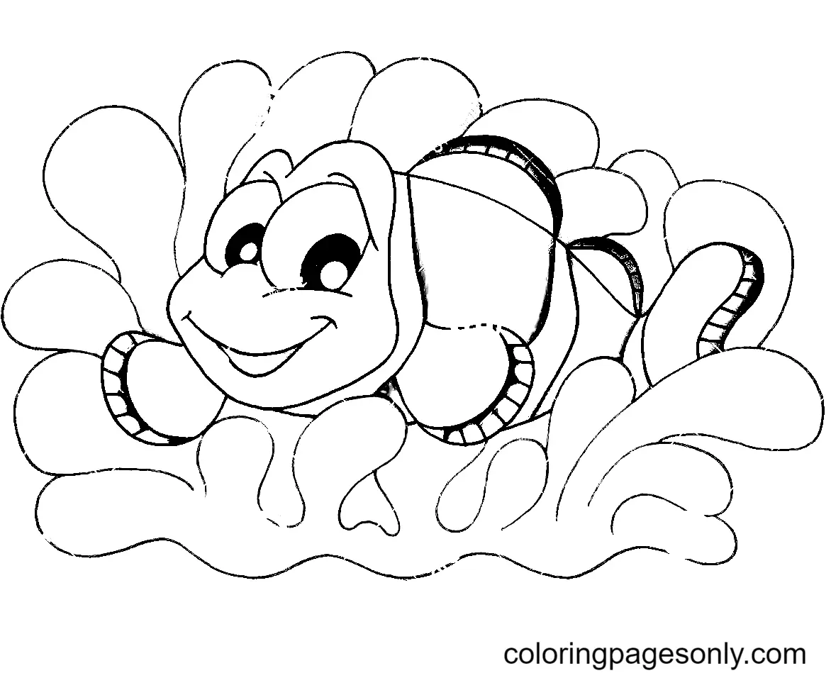 Desenhos de Peixe-Palhaco Para Colorir 20