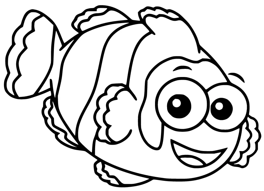 Desenhos de Peixe-Palhaco Para Colorir 27