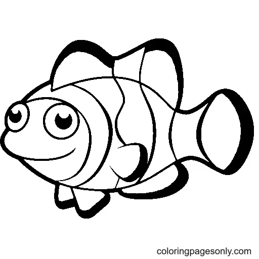 Desenhos de Peixe-Palhaco Para Colorir 29