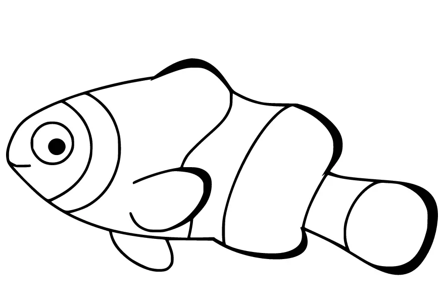 Desenhos de Peixe-Palhaco Para Colorir 32