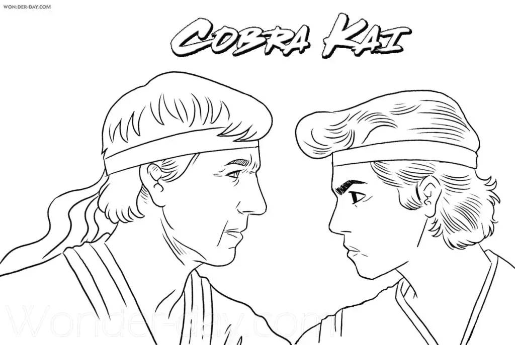 Cobra Kai Ausmalbilder 16