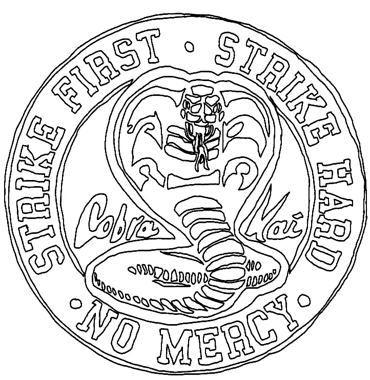 Cobra Kai Ausmalbilder 2