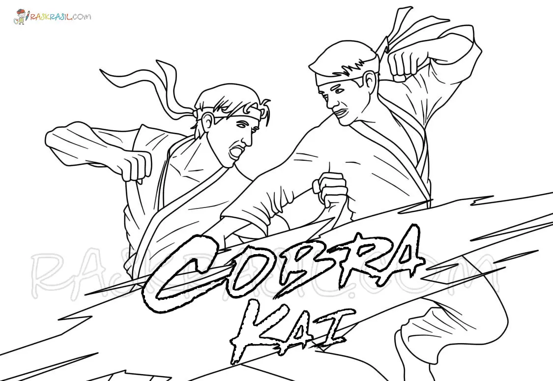 Cobra Kai Ausmalbilder 4