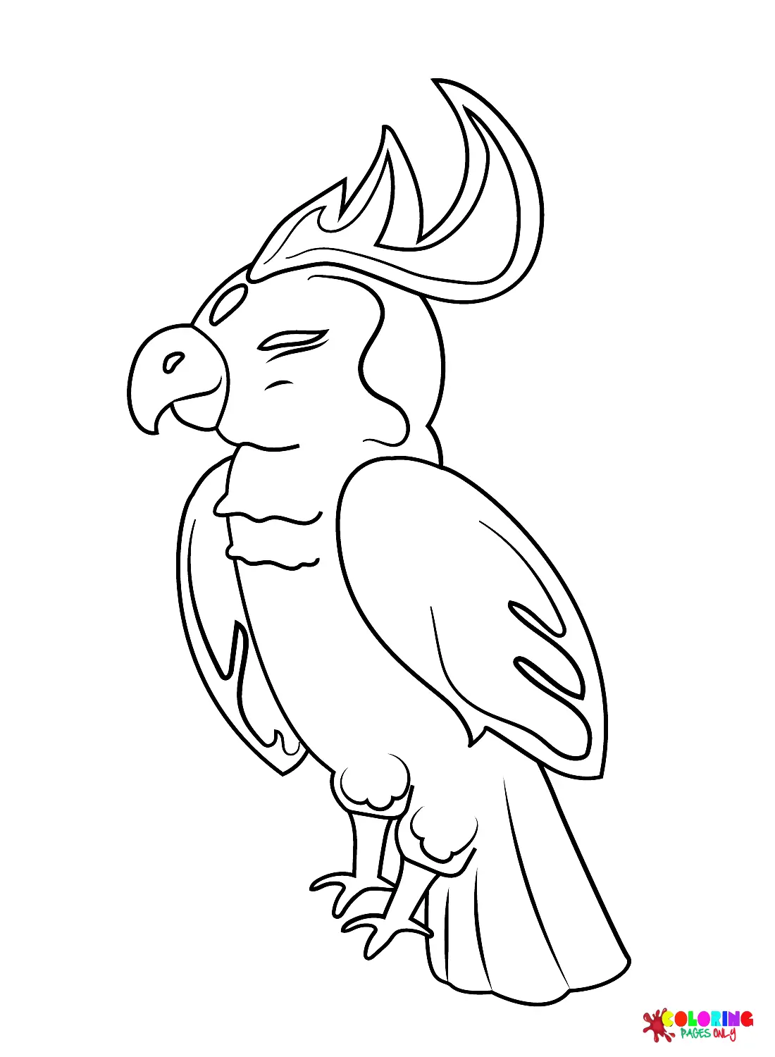 Cacatua Para Colorear 2