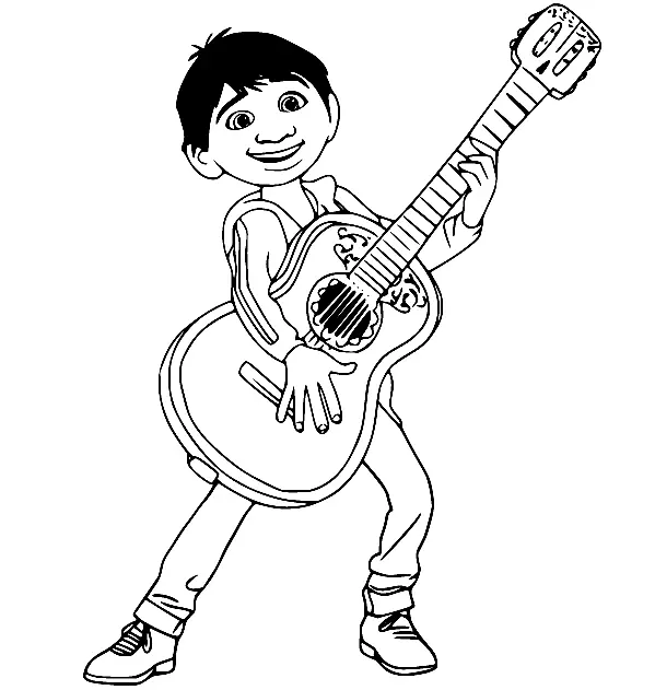 Desenhos de Coco Para Colorir 1