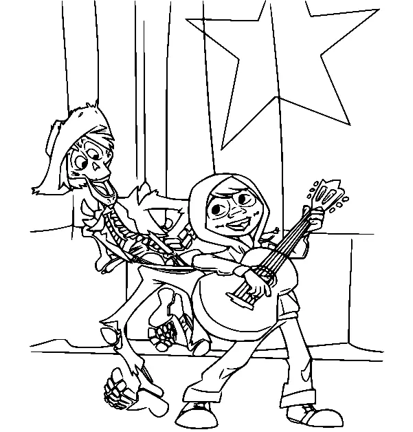 Desenhos de Coco Para Colorir 12
