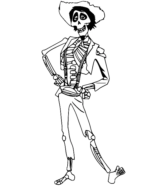 Desenhos de Coco Para Colorir 15