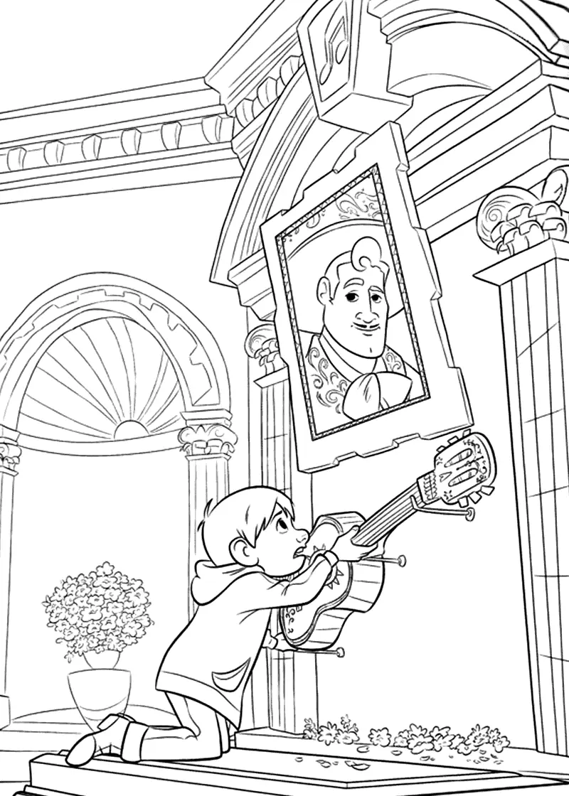 Desenhos de Coco Para Colorir 28