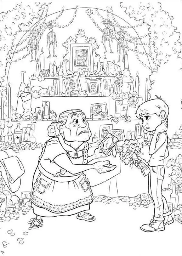 Desenhos de Coco Para Colorir 29