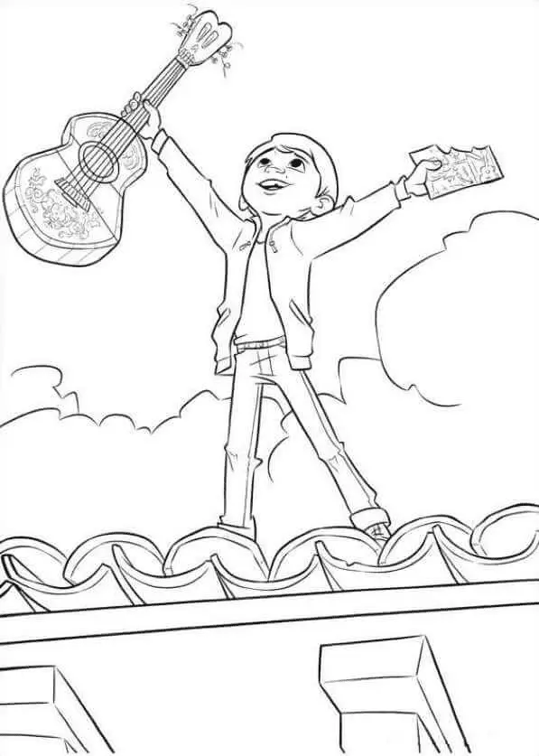 Desenhos de Coco Para Colorir 34