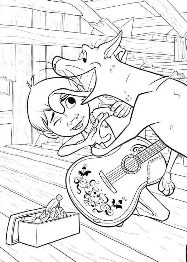 Desenhos de Coco Para Colorir 40
