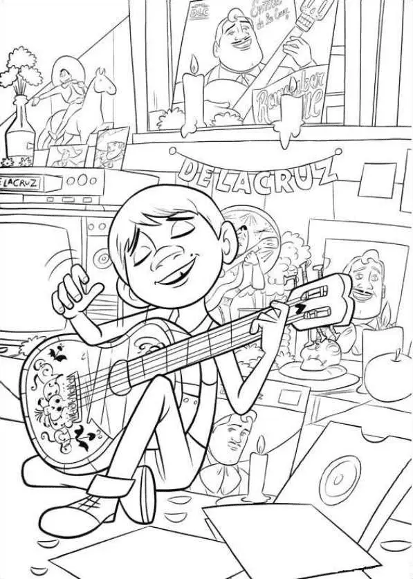 Desenhos de Coco Para Colorir 42