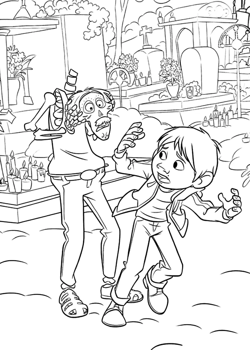 Desenhos de Coco Para Colorir 46